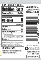 Hal's New York Seltzer Carbonated Vanilla Cream Flavored Sparkling Water, Zero Sugar, Zero Calorie, Zero Carbs, 20 Fl Oz (Pack of 24)