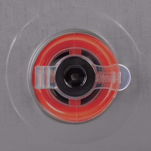 Coleman GuestRest 18" Plush Top Double High Air Mattress Airbed with Integrated Storage System and Carry Bag, Pump Not Included, Queen