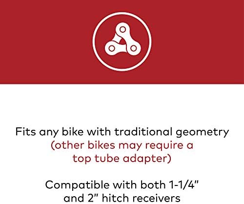 YAKIMA, RidgeBack Tilt-Away Hitch-Mounted Bike Rack for Cars, SUVs, Trucks and More, Fits 1.25” and 2” Hitches