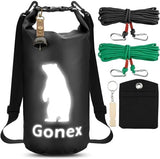 Gonex Bear Bag 10L with Bell Whistle Bear Canister for Backpacking Ultralight Waterproof Food Storage Bag for Hiking, Outdoor, Camping, Fishing, Kayaking
