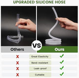 sapsisel Camping Shower Bag, 5 Gal/20L Solar Heating Camping Shower with Upgraded Hose and Shower Head,Portable Shower for Camping Hiking, Traveling