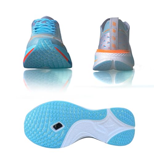 RUNNER MANNER Carbon Plate Running Shoes for Men – Cushioned, Lightweight, Breathable, Non-Slip Road Sneakers (US Size 7.5-11.5)