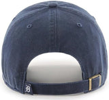 47 Brand MLB Team Color Home Primary Logo Clean Up Adjustable Baseball Cap Hat, Adult One Size Fits All