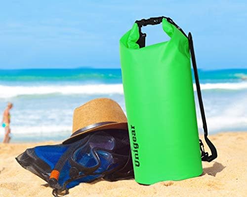 Unigear Dry Bag Waterproof, 2L/5L/10L/20L/30L/40L Floating and Lightweight Bags for Kayaking, Boating, Fishing, Swimming and Camping with Waterproof Phone Case