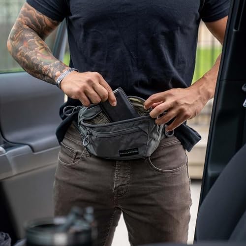 Eberlestock Bando Bag - Tactical Men's Fanny Pack w/Adjustable Waist Belt, Zippered Pockets, Compact Lightweight Belt Bag