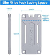 Heytrip Ice Packs for Cooler (4-Pack) with Links - Large - 10 x 5 Inch - Reusable Long Lasting (21F) - Freezer Packs for Cooler Bag, Lunch Bags, Cooler Backpacks