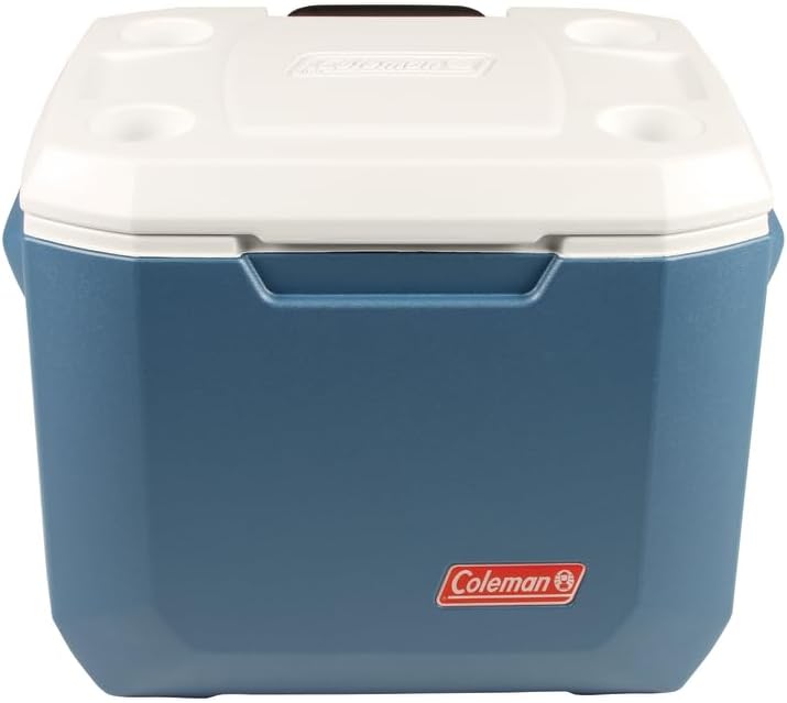 Coleman Xtreme 50qt Wheeled Cooler, Extra-Walled Insulation Keeps Ice up to 5 Days, Portable Rolling Hard Chiller