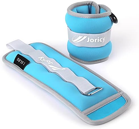 Ankle Weights A Pair of 1/2/3/4/6/8/10/12/20 LBS Wrist Leg Arm Weights for Women Men kids child with Adjustable Straps, Strength weighted for Physical Therapy Running Walking Fitness Gym Workout