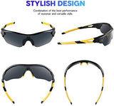 BEACOOL Polarized Sports Sunglasses for Men Women Youth Baseball Cycling Running Driving Fishing Golf Motorcycle TAC Glasses