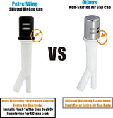 Dishwasher Air Gap Kits with Black Dishwasher Air Gap Cover and Matching Escutcheon, Replacement Black air gap dishwasher,Solid Brass Air Gap Cap,Matte Black Finish