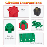 JASSBOOY Annoying Gift Box with Screws, Finger in Annoying Box Funny Prank Gag Gift for Christmas Halloween, Office Joke