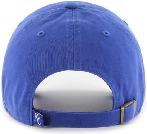 47 Brand MLB Team Color Home Primary Logo Clean Up Adjustable Baseball Cap Hat, Adult One Size Fits All