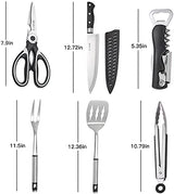 Camping Cookware Storage Bag - Camping Cooking Utensils Set Bag Camping Tool Portable Storage Bag Suitable for Knife, Fork, Spoon, Chopping Board, Chef's Knife,Kitchenware Storage