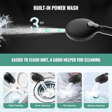 SR SUN RISE Filtered Shower Head with Handheld, High Pressure 9 Spray Mode Matte Black Showerhead with Filters, detachable shower head,Water Softener Filters Beads for Hard Water - Remove Chlorine