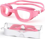 Kids Swim Goggles,Swimming Goggles for Kids 6-14, Anti-Fog UV Protection Pool Glasses for Boys Girls
