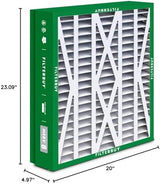 Filterbuy 21x23.5x5 Air Filter MERV 8 Dust Defense (2-Pack), Pleated HVAC AC Furnace Air Filters Replacement for Trane Perfect Fit & American Standard (Actual Size: 20.00 x 23.09 x 4.97 Inches)