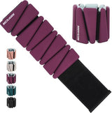 Wrist Ankle Weights Set of 2(1 lb/2 lbs Each) Adjustable Weights Training Intensity for Strength Training Walking Running Yoga Pilates Jogging for Women Men