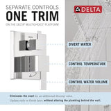 Delta 342701 Modern Shower Faucet, Chrome