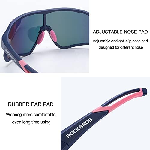 ROCKBROS Polarized Sunglasses UV Protection for Women Men Cycling Sunglasses