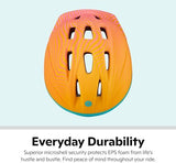 Schwinn Classic Toddler and Baby Bike Helmet for Boys and Girls, Dial Fit Adjustment and Full Range Padding, Extended Lower Shell