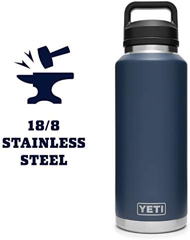 YETI Rambler 46 oz Bottle, Vacuum Insulated, Leakproof, Stainless Steel with Chug Cap