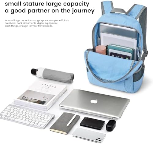 G4Free 20L Lightweight Packable Backpack Travel Hiking Daypack Foldable Backpack for Men Women(Light Blue)