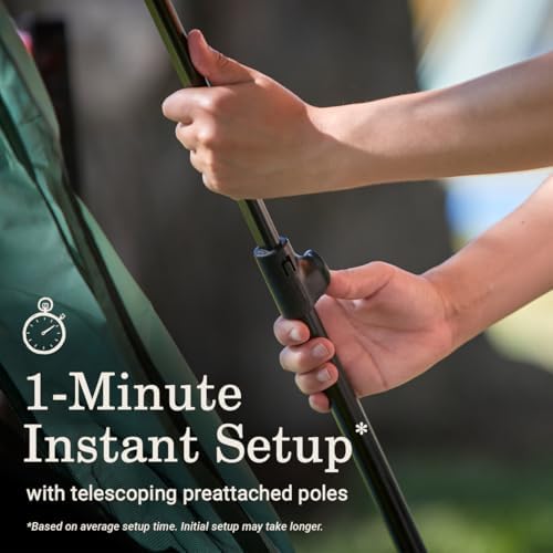 Coleman Skylodge Portable Screenhouse with 1-Minute Setup, Screened Gazebo for Bug-Free Lounging, Outdoor Sun Shade for Picnic, Events, Parties, Camping, & More