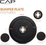 CAP Barbell Rubber Olympic Bumper Plate | Multiple Options/Colors