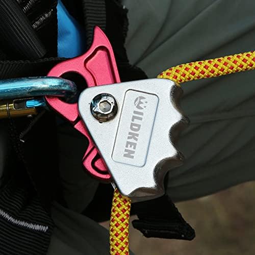 Climbing Ascender Fall Protection Belay Device Climbing Rope Grab for Rock Climbing Mountaineering Tree Arborist Expedition Caving Rescue Aerial Work