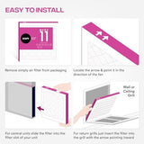Simply 20x25x4 Air Filter, MERV 11, MPR 1000, 6 Pack, Furnace Air Filter for HVAC (Actual Size:19.5"x24.5"x3.63") DUST, Pet, & Allergy Control