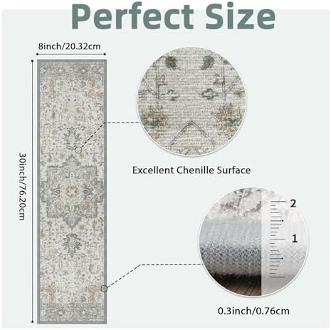 Carpet Stair Treads Non Slip 15PCS, 8" X 30" Edging Stair Runner for Wooden Steps Indoor, Resistant Stair Rugs with Reusable TPE Adhesive Backing, Residue Free Mat for Kids, Elders, Pets, Taupe