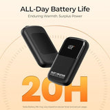 Hand Warmers Rechargeable 2 Pack with Gift Box, Portable Electric Hand Warmer with LED Display Battery and Temperature, Fast Heating, for Men, Women, Hunting Camping