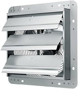 VEVOR 12'' Shutter Exhaust Fan, High-speed 1000 CFM, Aluminum Wall Mount Attic Fan with AC-motor, Ventilation and Cooling for Greenhouses, Garages, Sheds, Shops, FCC