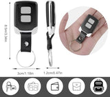 2 Garage Door Opener Remote, for Lift Master Chamberlain Craftsman Garage Door Opener Remote 893LM 893Max 891LM 971LM 973LM 371LM 373LM, Red Orange Green Yellow Purple Learn Button Garage Door Remote