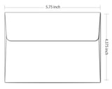 Ohuhu A2 Printable White Envelopes 500 Pack - Bulk A2 4-3/8" x 5-3/4" Self-Seal Envelopes for 4.25x5.5 Cards RSVP Christmas Cards Wedding Invitations Photo Baby Shower