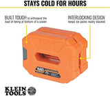 Klein Tools 62811 Reusable Ice Packs for Cooler Bags and Lunch Boxes, Interlocking Design, Heavy Duty for Daily Use, Quick Freeze, 2-Pack
