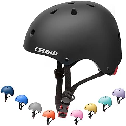 Kids Bike Helmet,Toddler Skateboard Helmets for Ages 2-3-5-8-14 Years Boys Girls，Adjustable Multi-Sport Bicycle Skateboarding Football Roller Skating Scooter Rollerblade Balance Bike Helmet