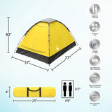 2 Person Camping Tent with Rain Fly and Carrying Bag - Lightweight Outdoor Tent for Backpacking, Hiking, or Beach Use by Wakeman Outdoors