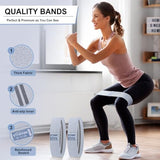 Booty Bands Set, Resistance Bands for Working Out, Exercise Bands for Women and Men Legs and Butt, Stretch Bands for Pilates, Yoga Starter Set