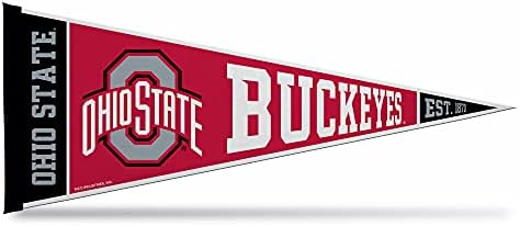 Rico Industries NCAA Exclusive 12" x 30" Felt Wall Décor Pennant - Great for Home/Bed Room/Man Cave Décor