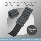 Bala Bangles Wrist & Ankle Weights for Women & Men - Adjustable Silicone Weighted Bracelet Set for Gym, Yoga, Pilates, Cardio & Strength Training - Wearable Arm & Leg Workout Weights