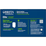 Brita Replacement Water Filter for Faucet Mount, Removes 99% of Lead, Sink Filtration System, Chrome, 3 Count