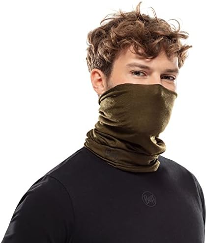 BUFF CoolNet UV Neck Gaiter, UPF 50 Sun Protection, Breathable, Versatile, Quick Dry Face Mask, Solid Colors, Adult Size