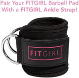 FITGIRL - Squat Pad and Hip Thrust Pad for Leg Day, Barbell Pad Stays in Place Secure, Thick Cushion for Comfortable Squats Lunges Glute Bridges, Olympic Bar and Smith Machine