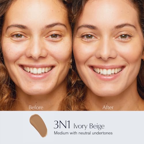 Estée Lauder Double Wear Sheer Matte Foundation SPF 19 | 12-Hour Wear, 1.0 Fl Oz, 3N1 Ivory Beige