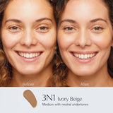 Estée Lauder Double Wear Sheer Matte Foundation SPF 19 | 12-Hour Wear, 1.0 Fl Oz, 3N1 Ivory Beige