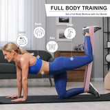 Booty Bands Set, Resistance Bands for Working Out, Exercise Bands for Women and Men Legs and Butt, Stretch Bands for Pilates, Yoga Starter Set