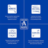 AprilAire 210 Replacement Filter for AprilAire Whole House Air Purifiers - MERV 11, Clean Air & Dust, 20x25x4 Air Filter (Pack of 2)