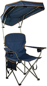 Quik Shade Max Shade High and Wide Folding Camp Tilt UV Sun Protection Canopy Chair