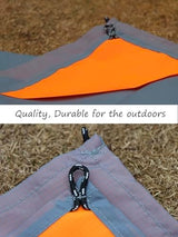 Orga'Neat Pocket Picnic Blanket, Sandproof Lightweight Pocket Camping Tarp, 55″x 79″ Foldable & Fits into Small Bag, Water Resistant Washable Quick Dry Compact Beach Mat for Outdoor Recreation